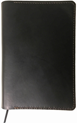 Horween CXL Black Leather Waterproof Bible Cover